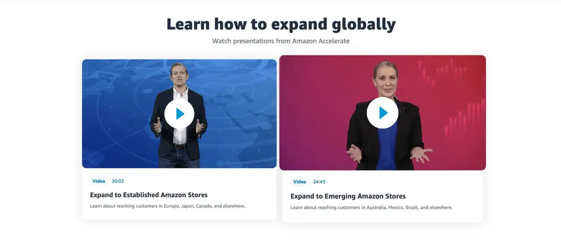 Amazon Global Selling — Learn how to expand globally