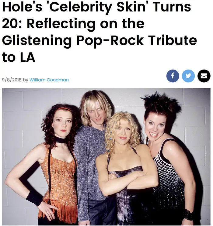 Hole's Celebrity Skin Turns 20 — Billboard, by William Goodman