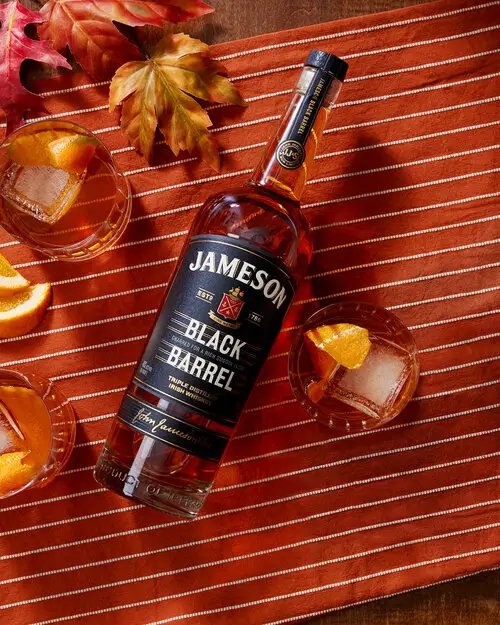 Jameson Black Barrel — Walnut Old Fashioned